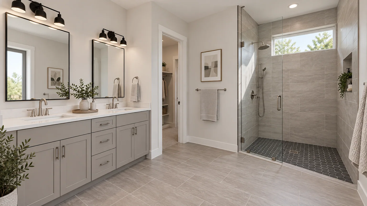 Durable Modern bathroom visualization