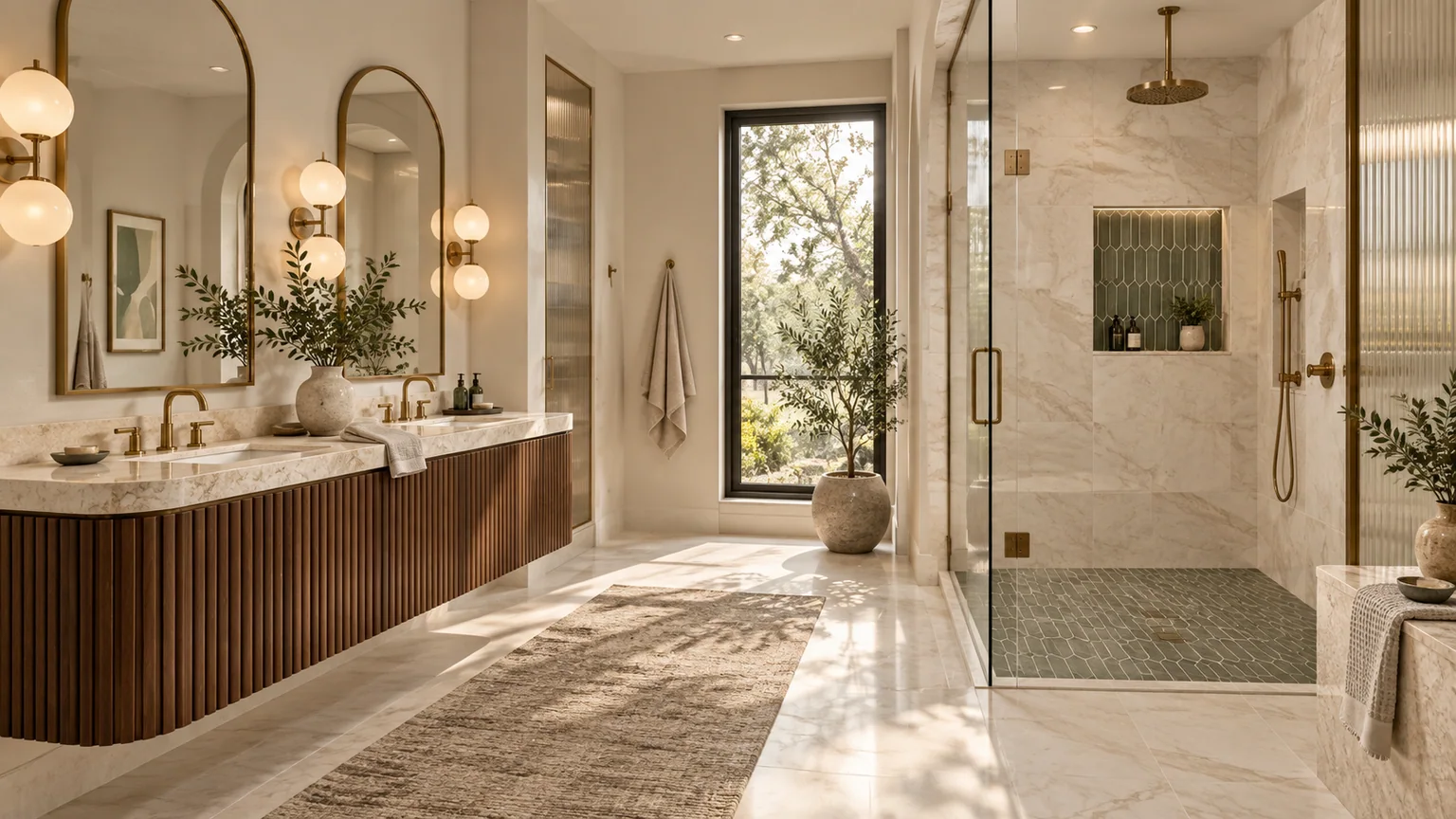 Neo Deco bathroom visualization