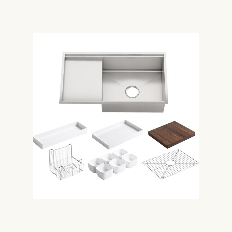 Kohler Stages 33 in workstation sink